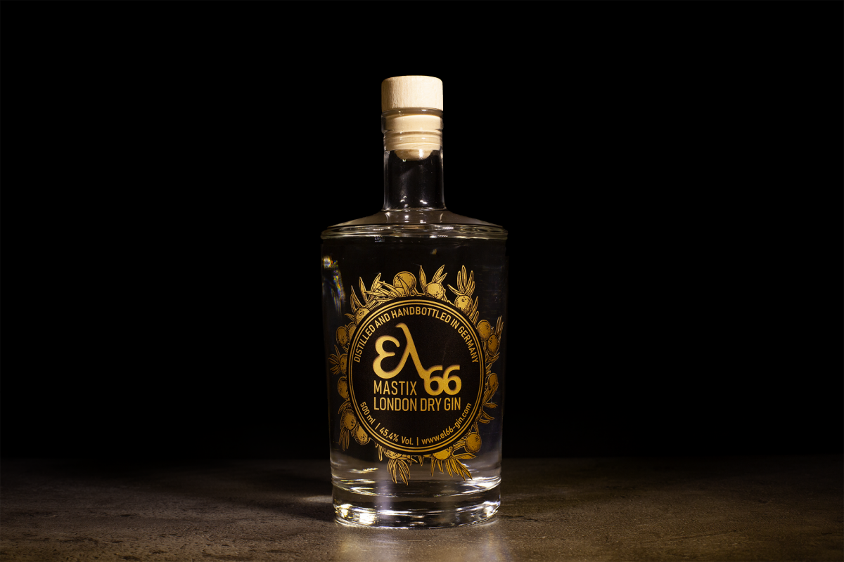 el66-Gin Flasche